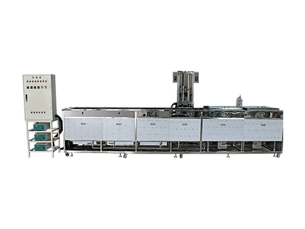 超聲波塑料后蓋六槽清洗機